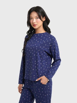 Bộ mặc nhà dài tay