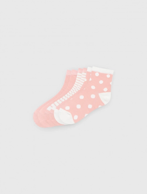 Combo 3 đôi tất bé gái cổ trung