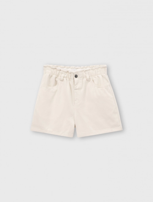 Quần soóc bé gái dáng suông cạp chun