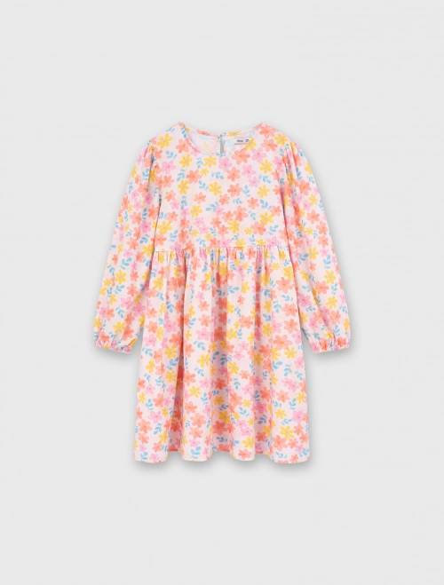 Váy liền bé gái hoạ tiết