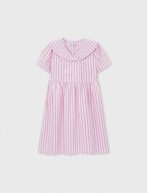 Váy liền bé gái cổ thủy thủ