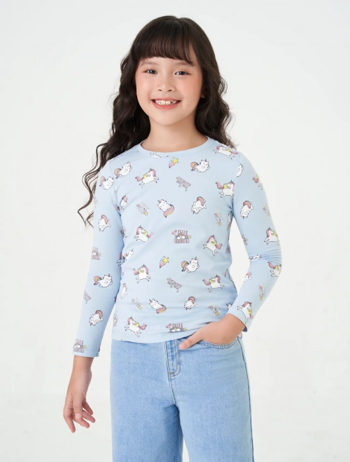 Áo body bé gái cotton dáng ôm