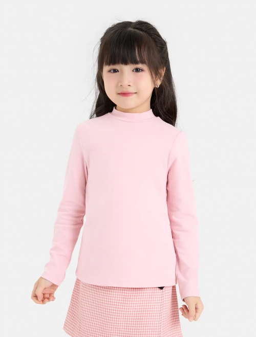 Áo giữ nhiệt bé gái cổ lửng