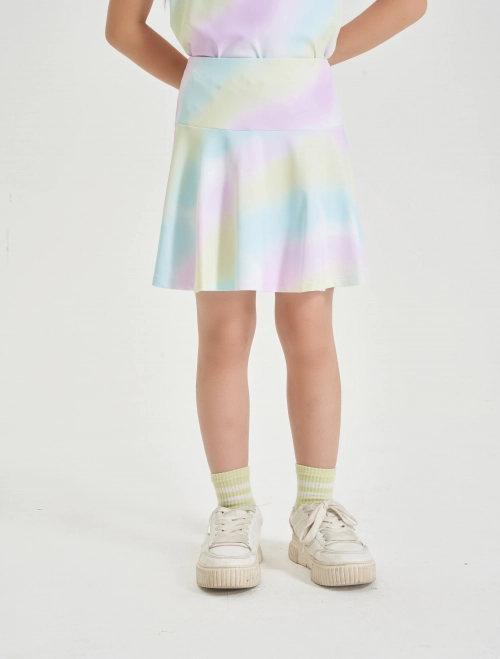 Chân váy active bé gái xếp ly