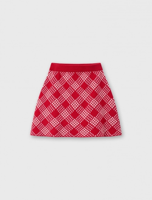 Chân váy len bé gái dáng A