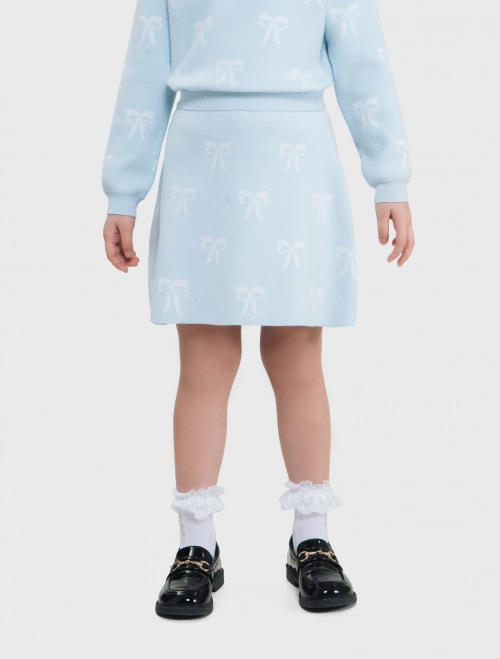 Chân váy len bé gái dáng A