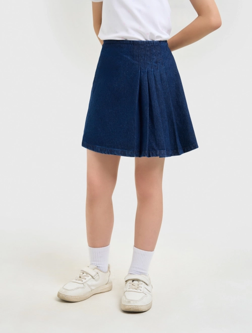 Chân váy jeans bé gái có lớp lót