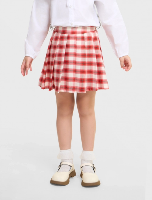 Chân váy bé gái xếp ly