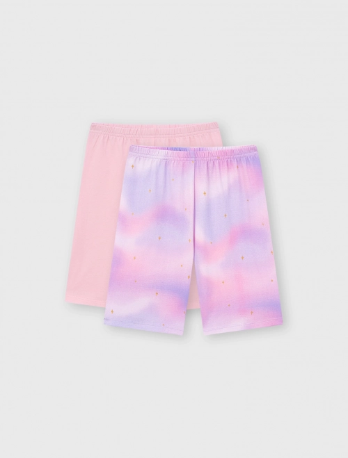 Combo 2 quần legging mặc nhà bé gái