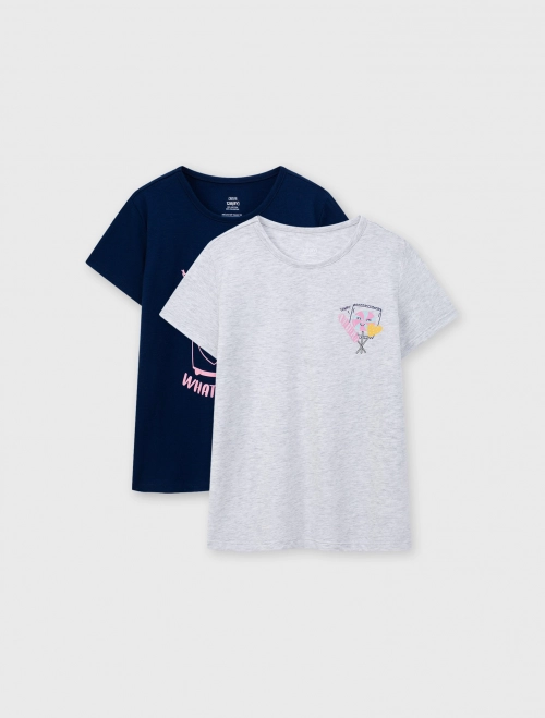 Combo 2 áo mặc nhà bé gái