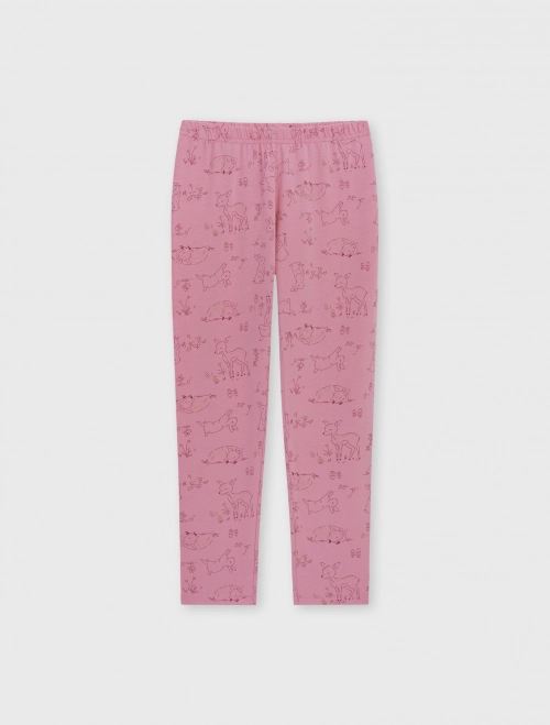 Quần leggings mặc nhà bé gái
