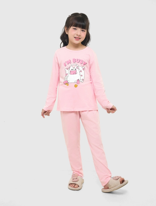 Bộ mặc nhà bé gái có hình in | Oeko-Tex