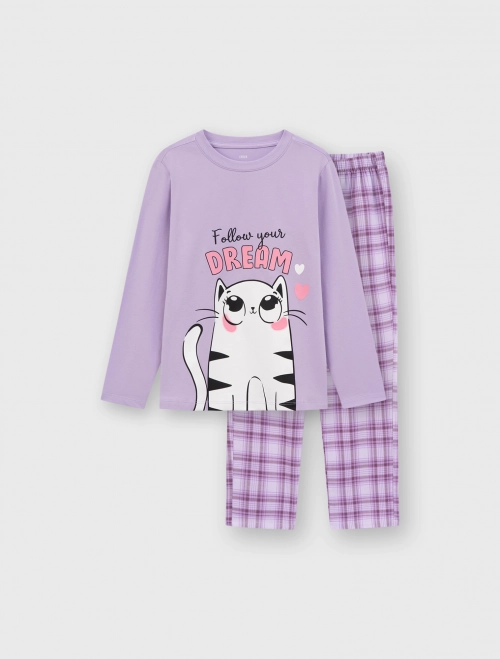 Bộ mặc nhà bé gái