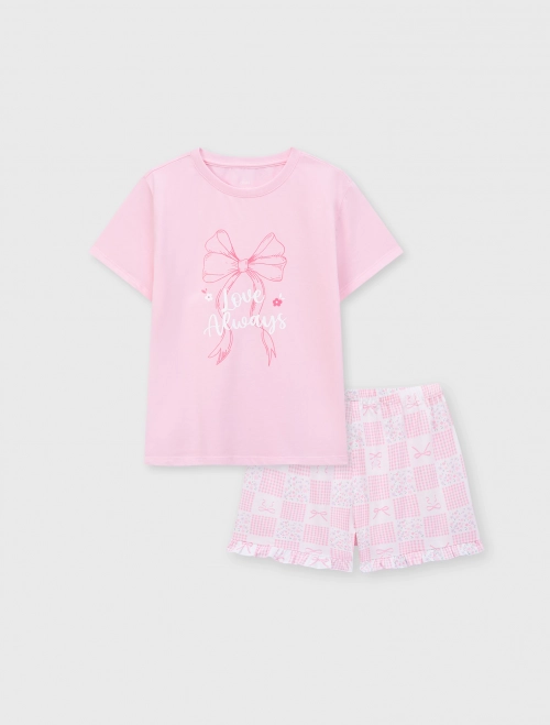 Bộ mặc nhà bé gái