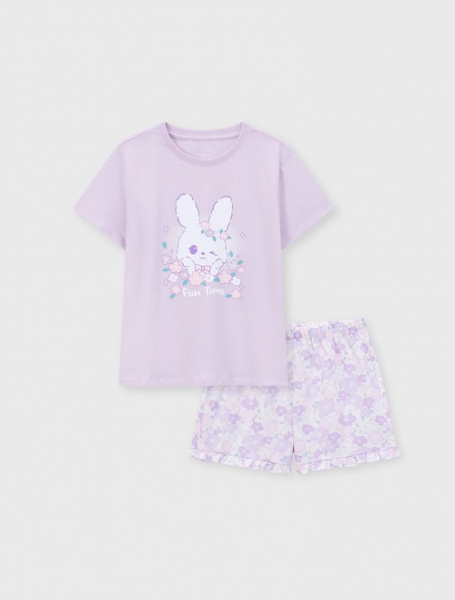 Bộ mặc nhà bé gái