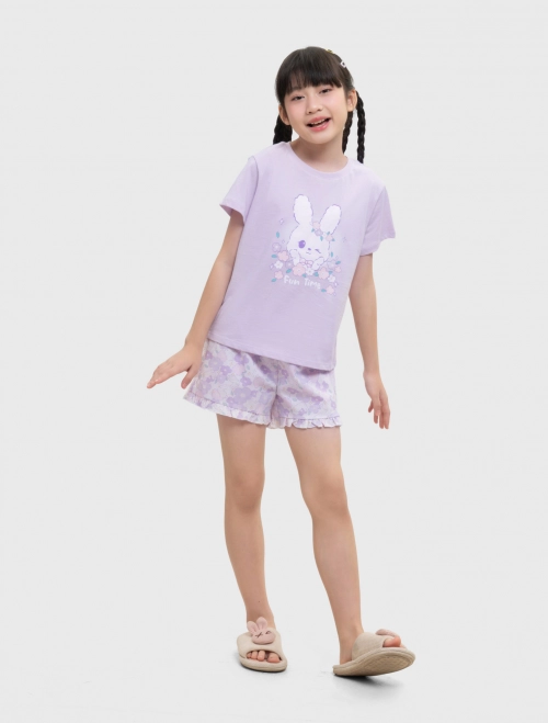 Bộ mặc nhà bé gái