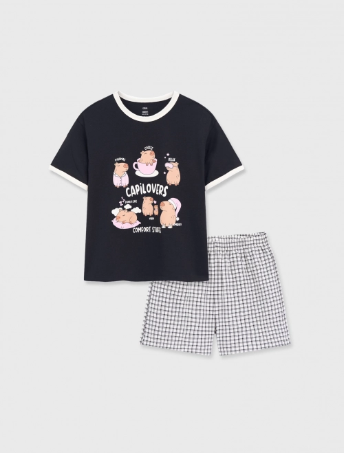 Bộ mặc nhà bé gái