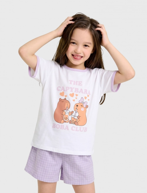 Bộ mặc nhà bé gái