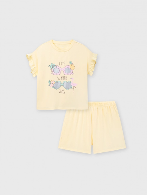 Bộ mặc nhà bé gái