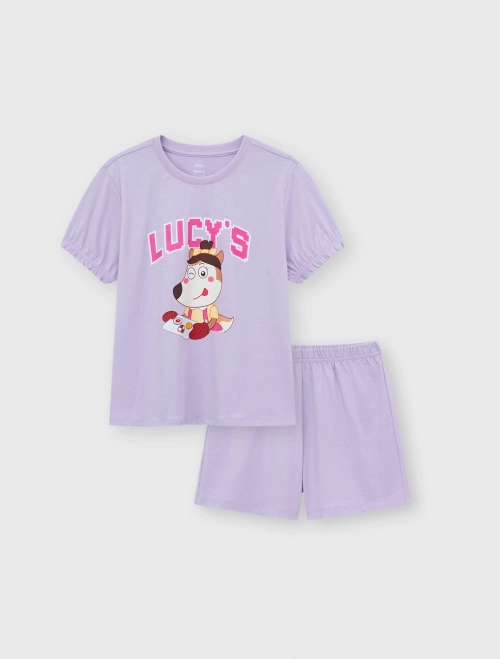 Bộ mặc nhà bé gái