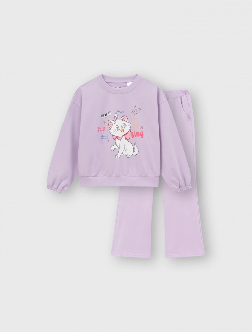 Bộ quần áo bé gái in hình Marie