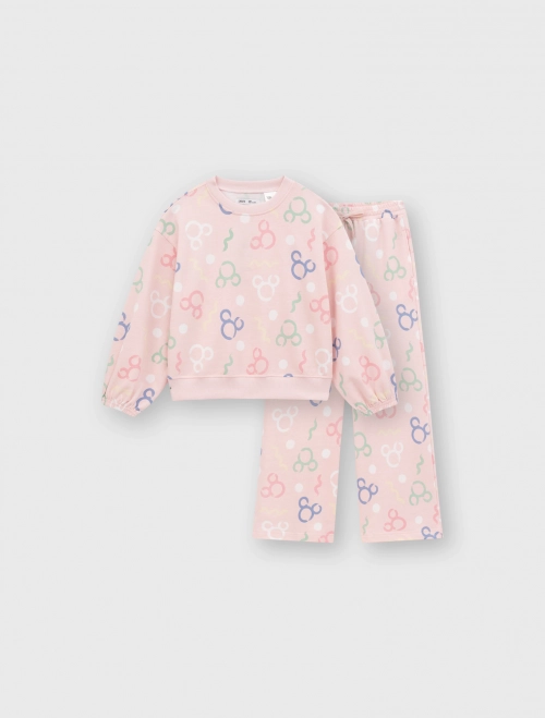 Bộ quần áo bé gái in hình Mickey