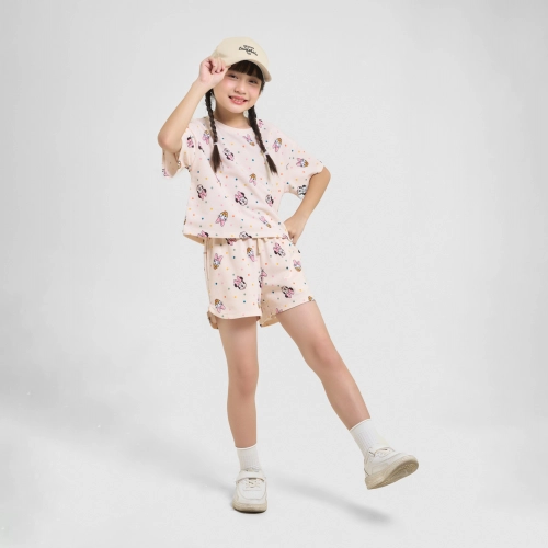 Bộ quần áo bé gái in hình Mickey