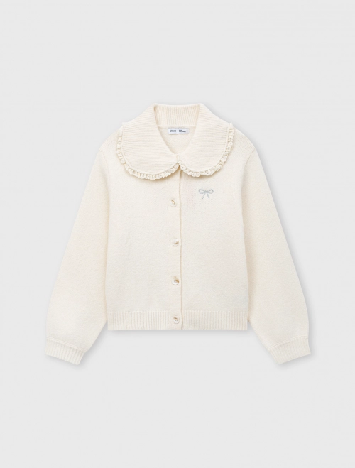 Áo cardigan bé gái có cổ