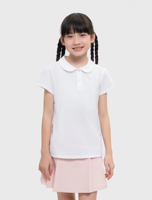 Áo polo bé gái Cotton USA