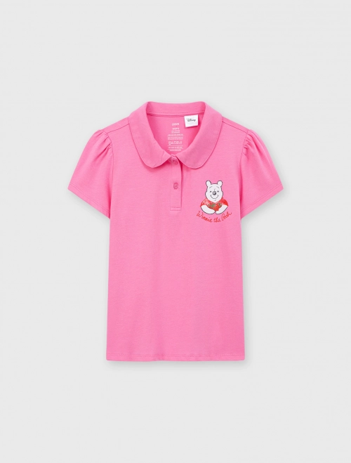 Áo polo bé gái