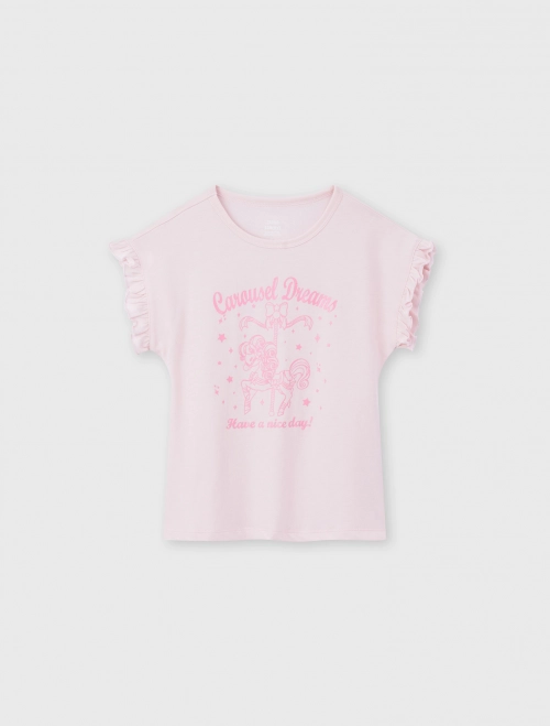 Áo phông bé gái Cotton USA có hình in | OEKO-TEX