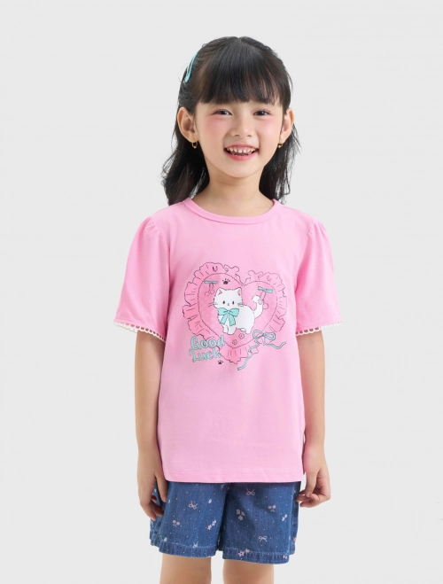Áo phông bé gái Cotton USA | OEKO-TEX