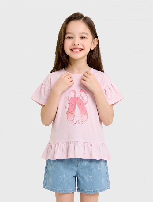 Áo phông bé gái Cotton USA | OEKO-TEX