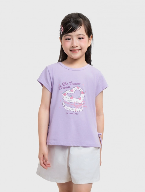 Áo phông bé gái Cotton USA có hình in | OEKO-TEX