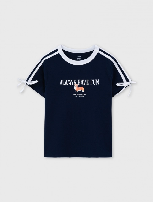 Áo phông active bé gái cotton USA | OEKO-TEX