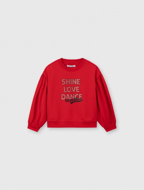 Áo nỉ bé gái có hình in