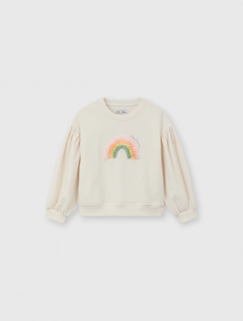 Áo nỉ bé gái có hình in