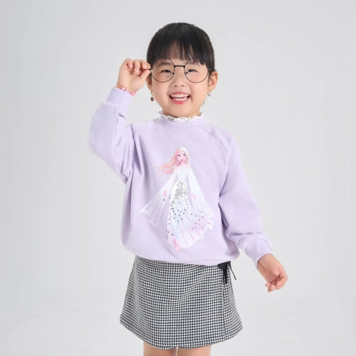 Áo nỉ bé gái in hình Elsa