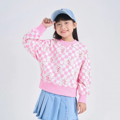 Áo nỉ bé gái in hình Mickey