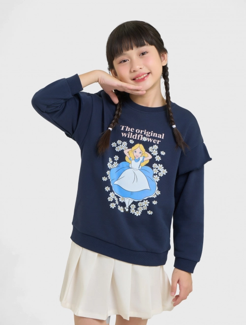 Áo nỉ bé gái in hình Alice