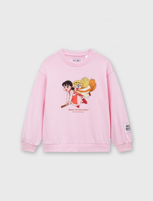 Áo nỉ bé gái in hình Doraemon