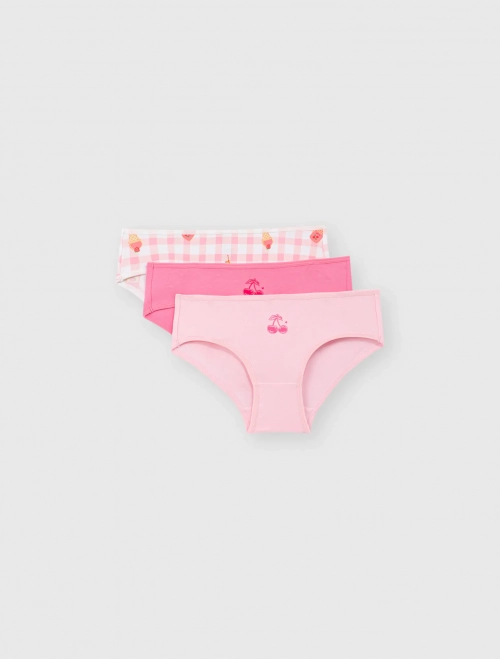 Quần Lót Brief Bé Gái | Pack 3 | Oekotex