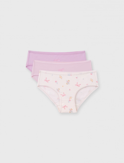 Combo 3 quần lót bé gái dáng brief | OEKO-TEX