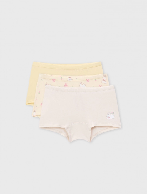 Combo 3 quần lót bé gái dáng boyshort | OEKO-TEX