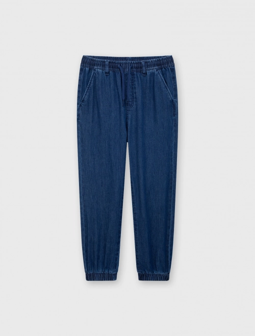 Quần jeans bé trai cotton dáng jogger