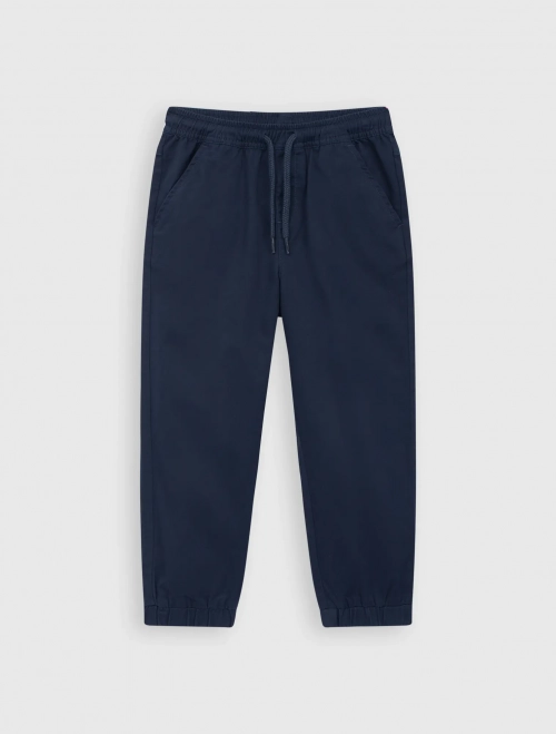 Quần khaki bé trai cạp chun dáng jogger