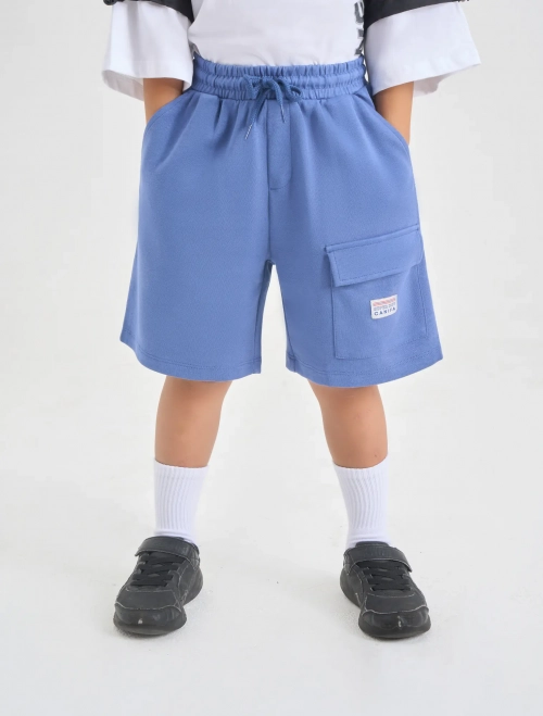 Quần soóc bé trai phối túi