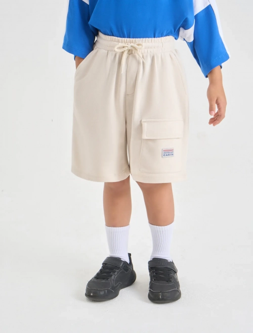 Quần soóc bé trai phối túi