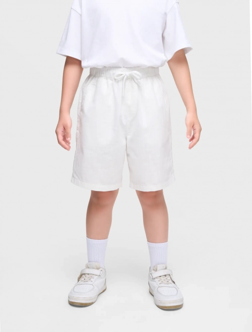 Quần soóc bé trai cotton dáng basic