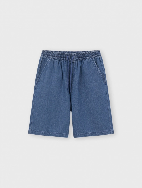 Quần soóc bé trai cotton cạp chun